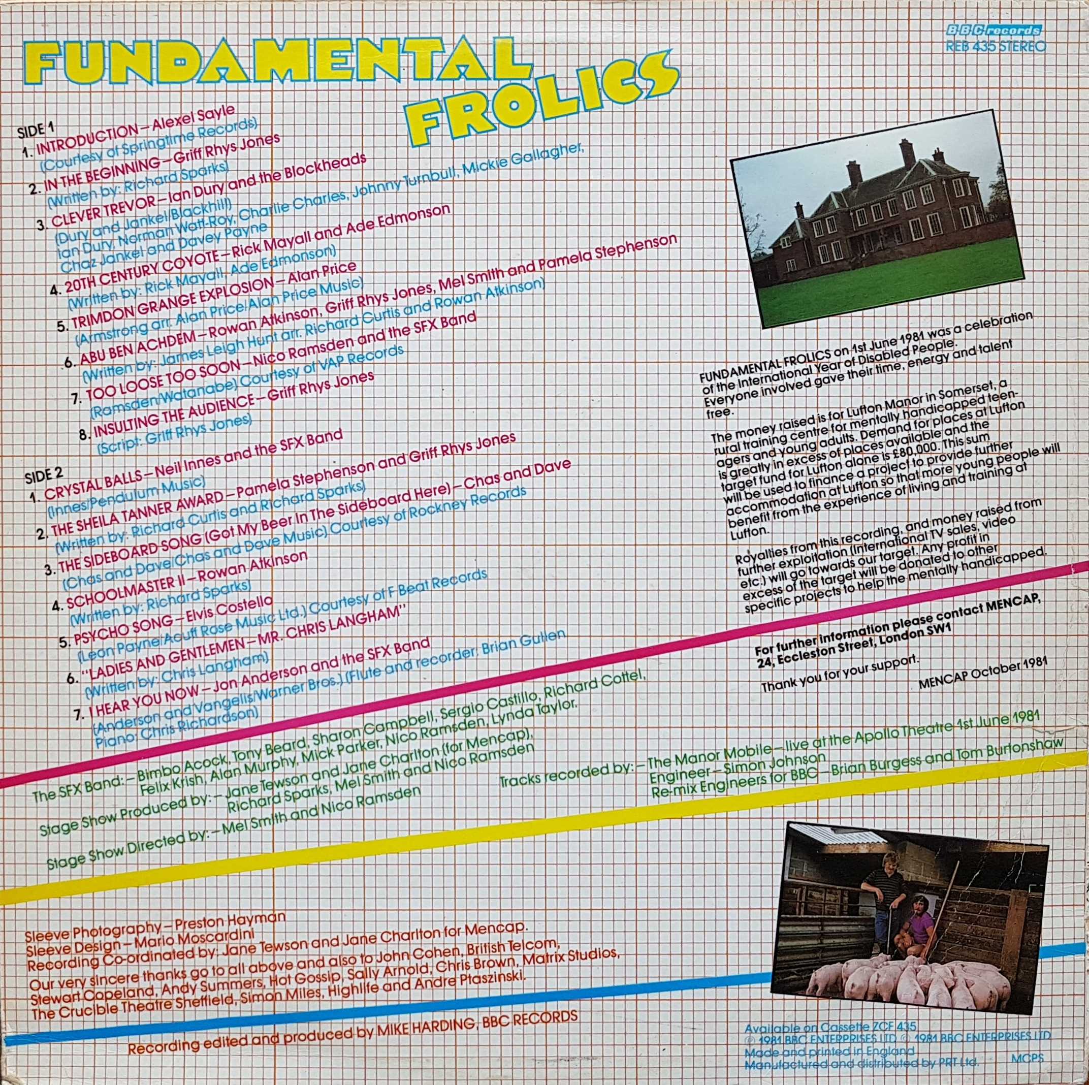 Picture of REB 435 Fundamental frolics by artist Various from the BBC records and Tapes library